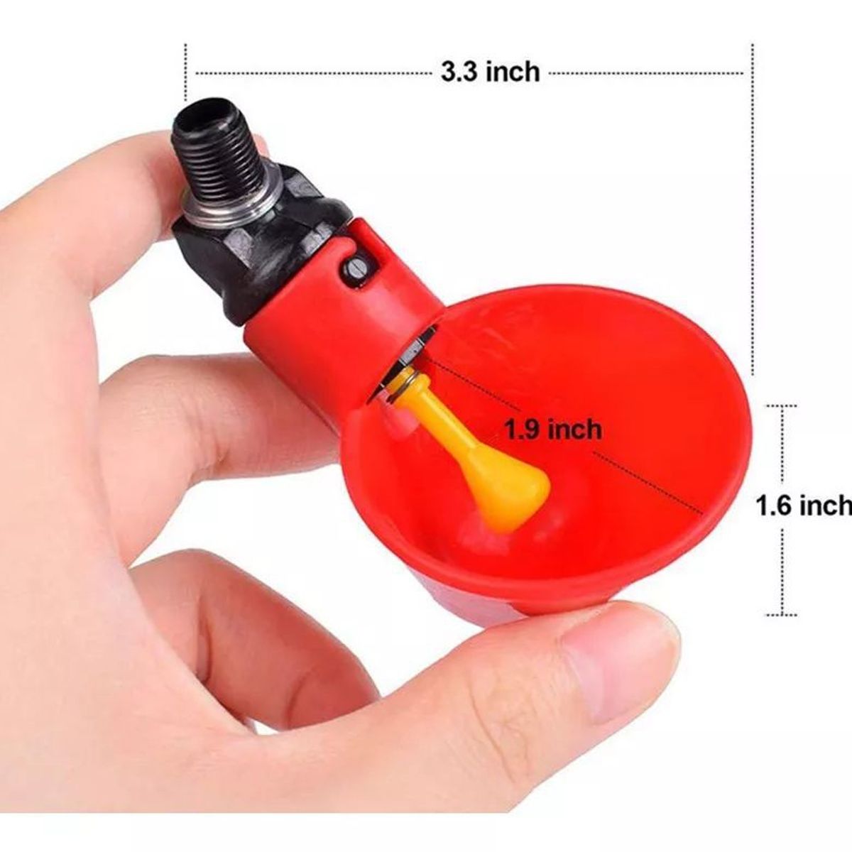 KUANGYE - Bebedero Avicola Gallina Aves Pajaros 24pcs