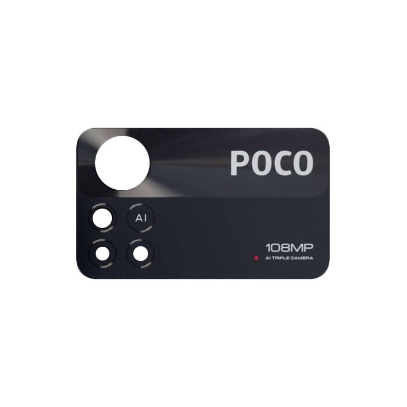 GENERICO - Vidrio Cámara Trasera Para Xiaomi Poco X4 Pro 5g