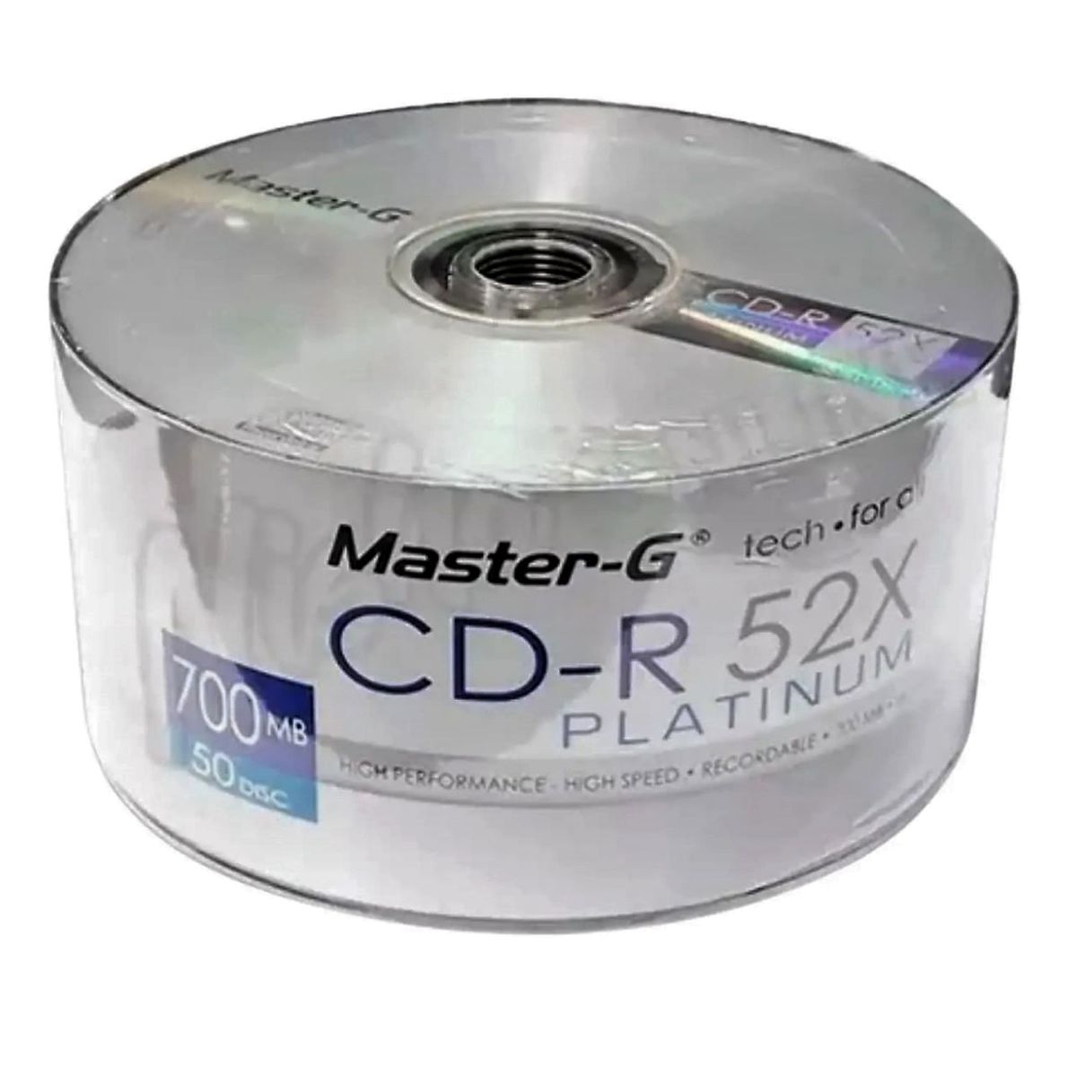 MASTER G - CD-R Master G 52X Con Logo - Pack 50 Unidades 700MB