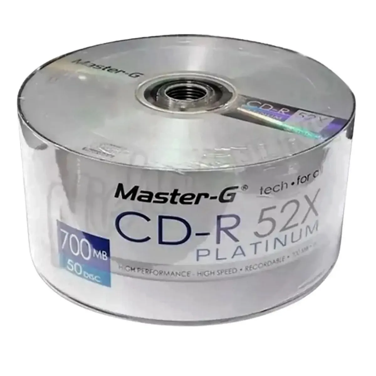MASTER G - CD-R Master G 52X Con Logo - Pack 50 Unidades 700MB