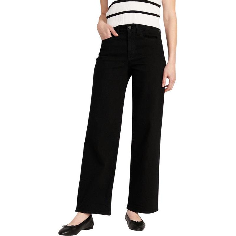 OLD NAVY - Jeans Wow Hr Wide Leg - Black Negro OLD NAVY