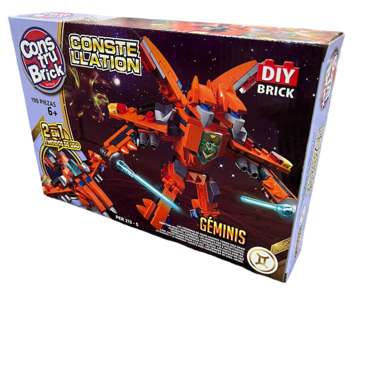 GENERICO - Juego Bloques 2 en 1 Construbrick Constellation 142-204 pcs GENERICO