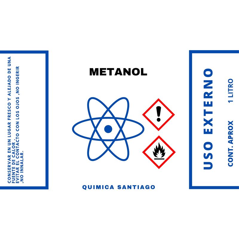 GENERICO - METANOL BIDON 5 LITROS