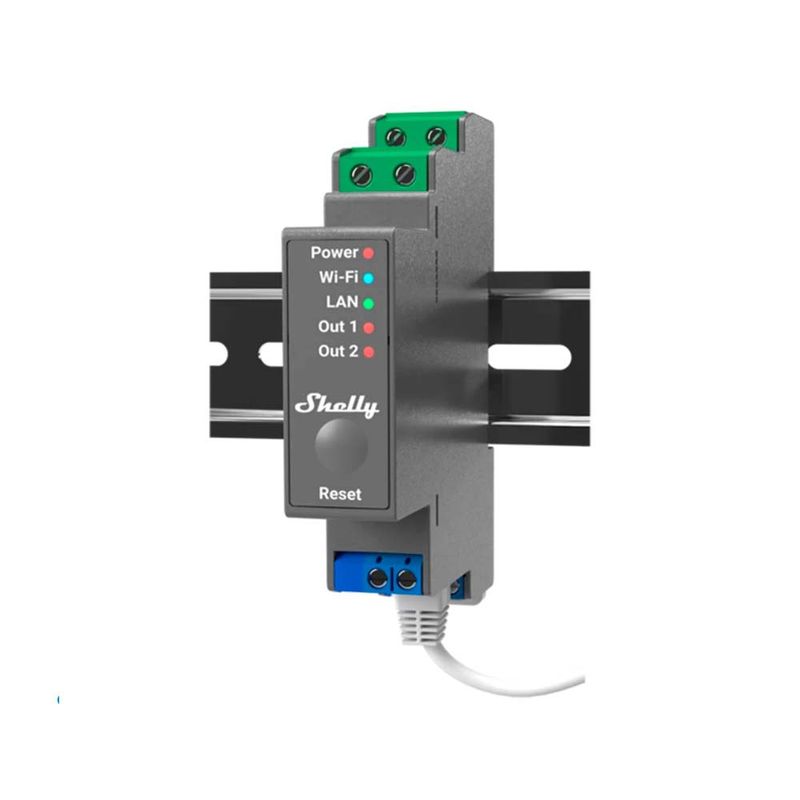 SHELLY - Interruptor inteligente Pro 2 Shelly