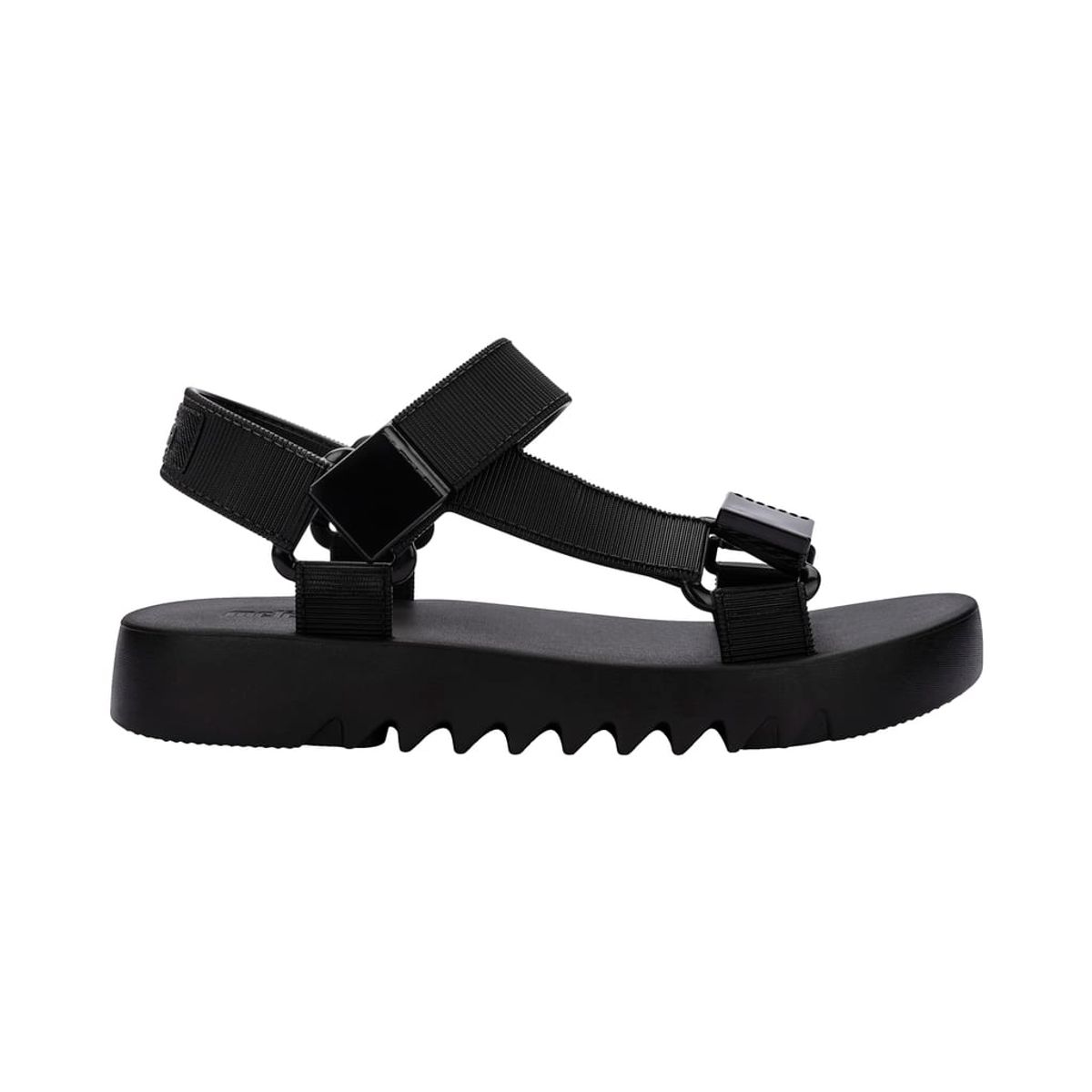 MELISSA - Sandalia Flowing Papete Negro Melissa