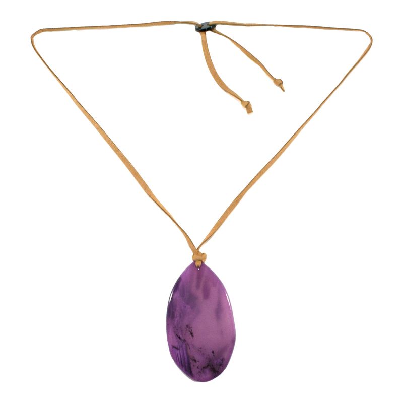 MAILEA - Collar gota mujer acrílico