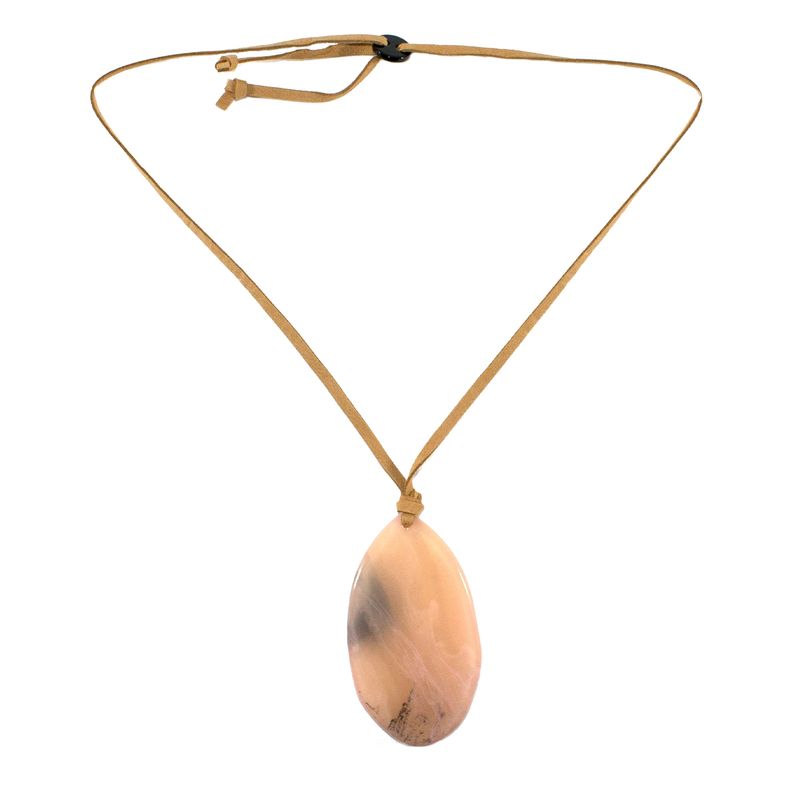 MAILEA - Collar gota mujer acrílico