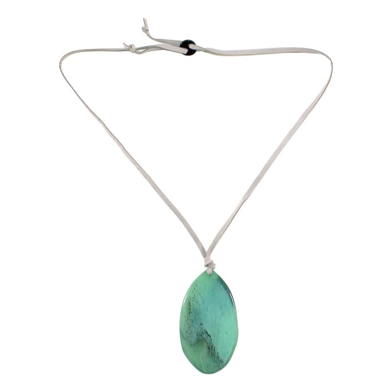 MAILEA - Collar gota mujer acrílico
