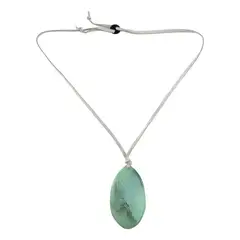 MAILEA - Collar gota mujer acrílico