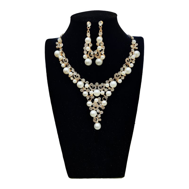 GENERICO - Set De Collar Y Aros Para Fiesta Nathalie
