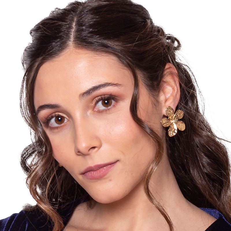 MARIA PASKARO - Aros Jasmin Dorado María Paskaro