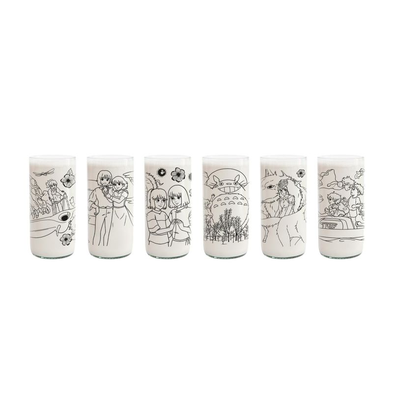 GREEN GLASS - Studio Glass - Juego de 6 Vasos