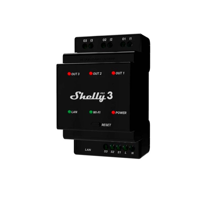 SHELLY - Interruptor inteligente Pro 3 Shelly