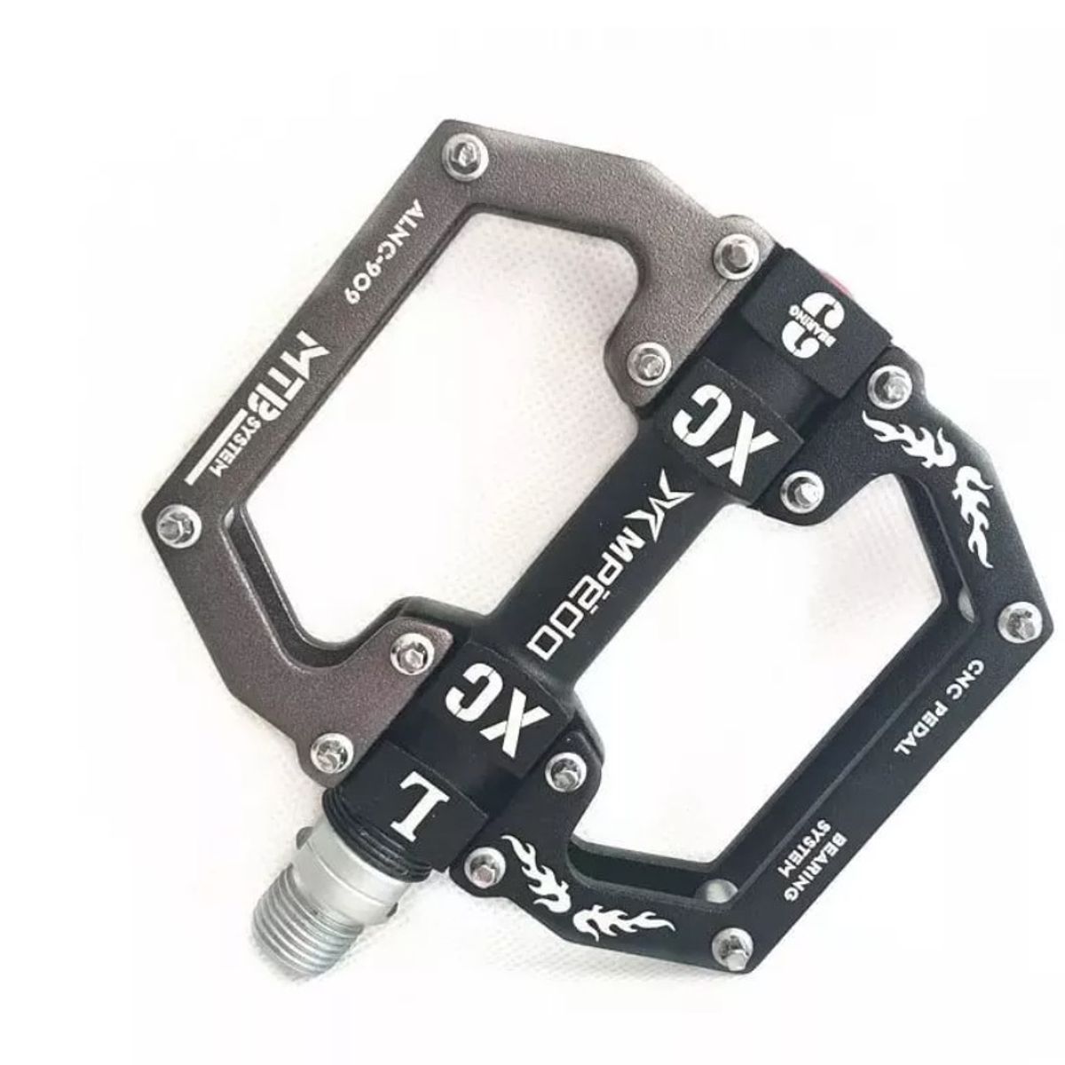 GENERICO - Pedales Bicicleta Mtb Enduro Aluminio Plataforma Con Pines