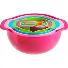 ESHOPANGIE - Set De Tazas Medidoras Cernidor Colador Bowl Cocina
