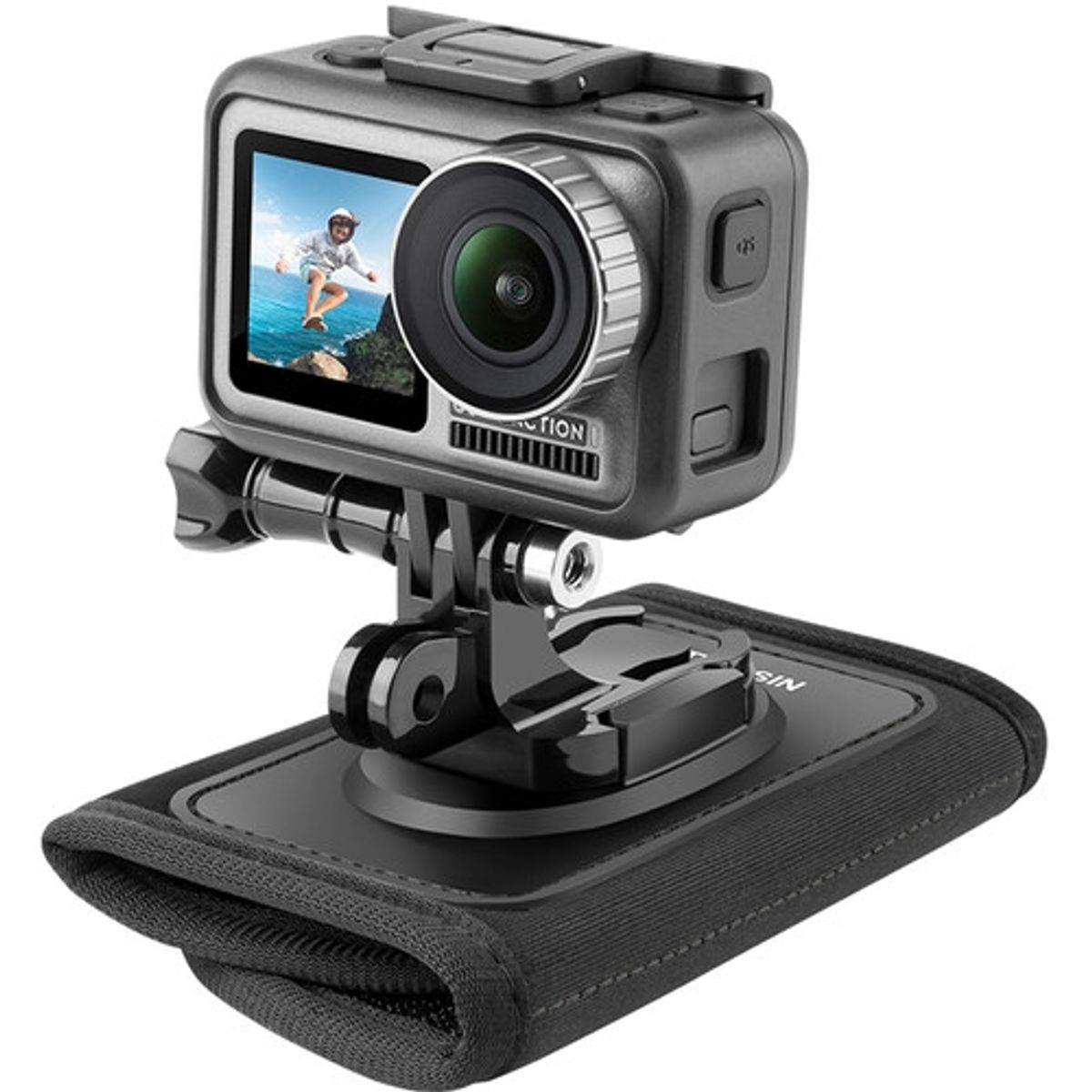 TELESIN - Soporte de GoPro para Mochilas y Soporte Giratorio