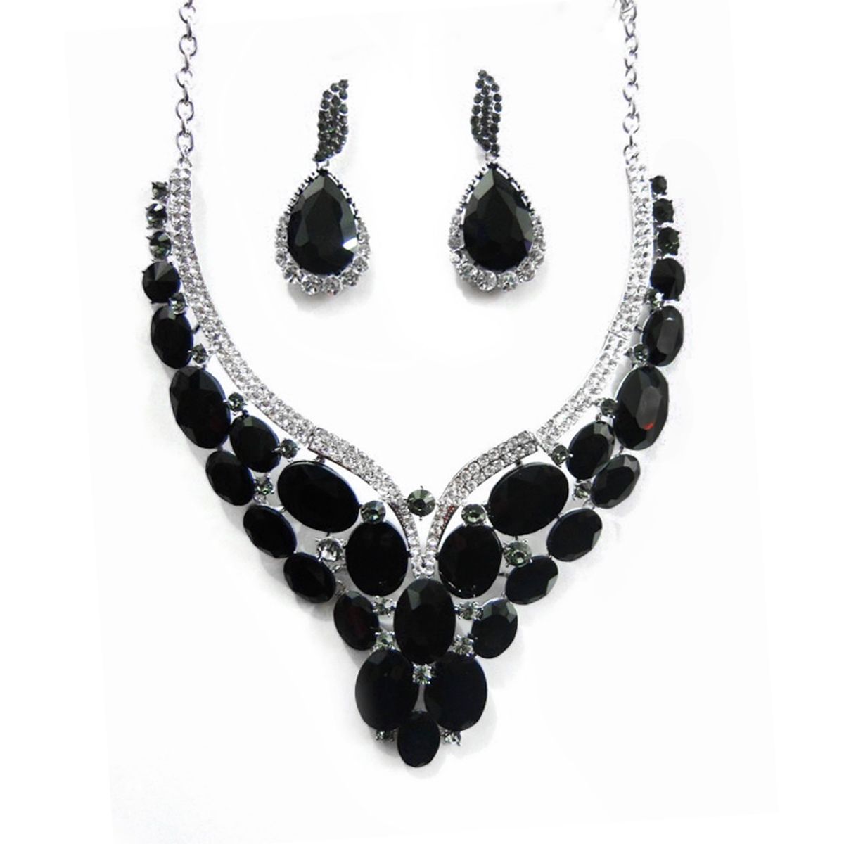 GENERICO - Set De Collar Y Aros Para Fiesta Shaki