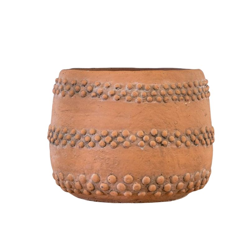 AMOBLE - Macetero cemento Pisa 18 cm Amoblé