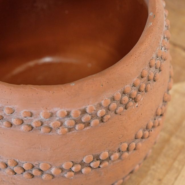 AMOBLE - Macetero cemento Pisa 18 cm Amoblé