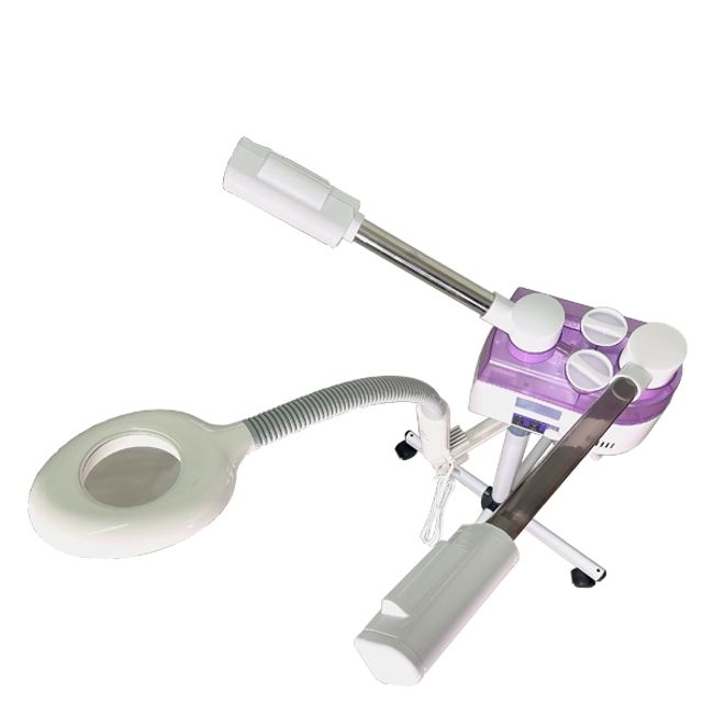 GENERICO - vaporizador  ozono con pedestal frió y calor  su lupa con luz