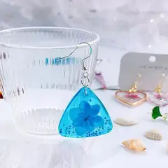 GENERICO - Molde Silicona Resina Uv Collar Llavero Figuras Geométricas