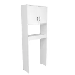 FMFURNITURE - Optimizador De Baño 2 Puertas - Blanco 160x63.1x25 cm