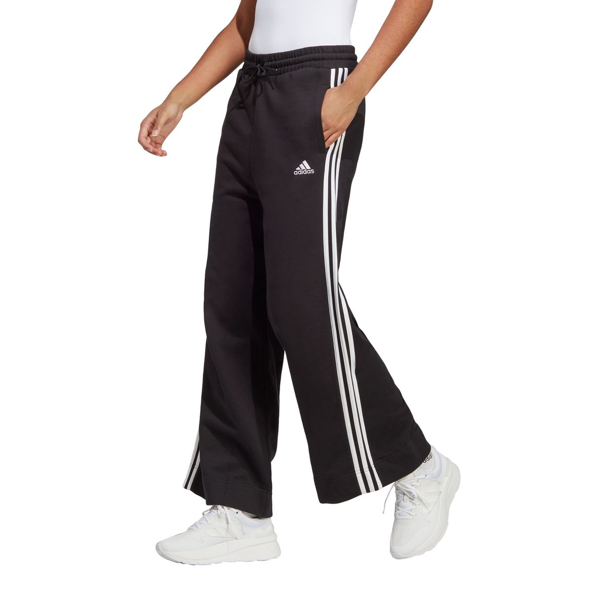 ADIDAS - Pantalón Essentials 3 Tiras Piernas Anchas