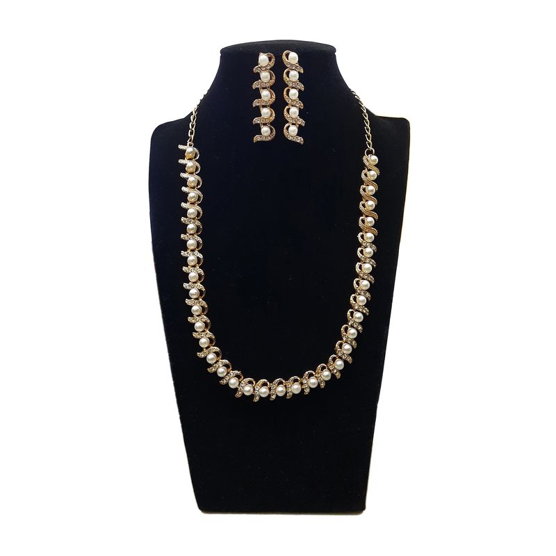 GENERICO - Set De Collar Y Aros Para Dama Sol