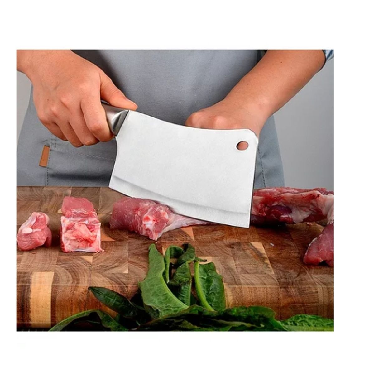 ESHOPANGIE - Set De Cuchillos 7 Piezas Acero Inoxidable + Soporte