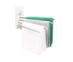 GENERICO - Colgador De Toalla 4 Brazos 180 Grados Baño Rack Perchero
