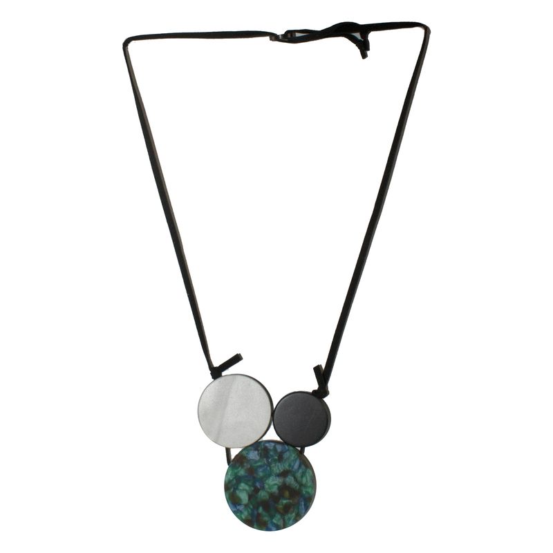 MAILEA - Collar 3 placas mujer acrílico