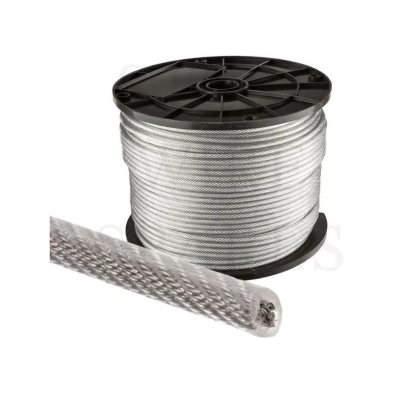 MOHICAN - Cable De Acero Galv. Revest Plast 1x7 3 Mm X 100 Mt