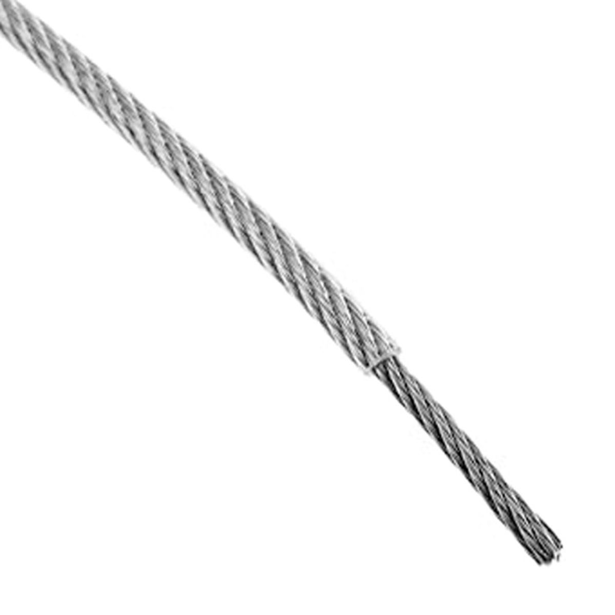 Cable De Acero Galv. Revest Plast 1x7 3 Mm X 100 Mt, marca MOHICAN - Foto 2
