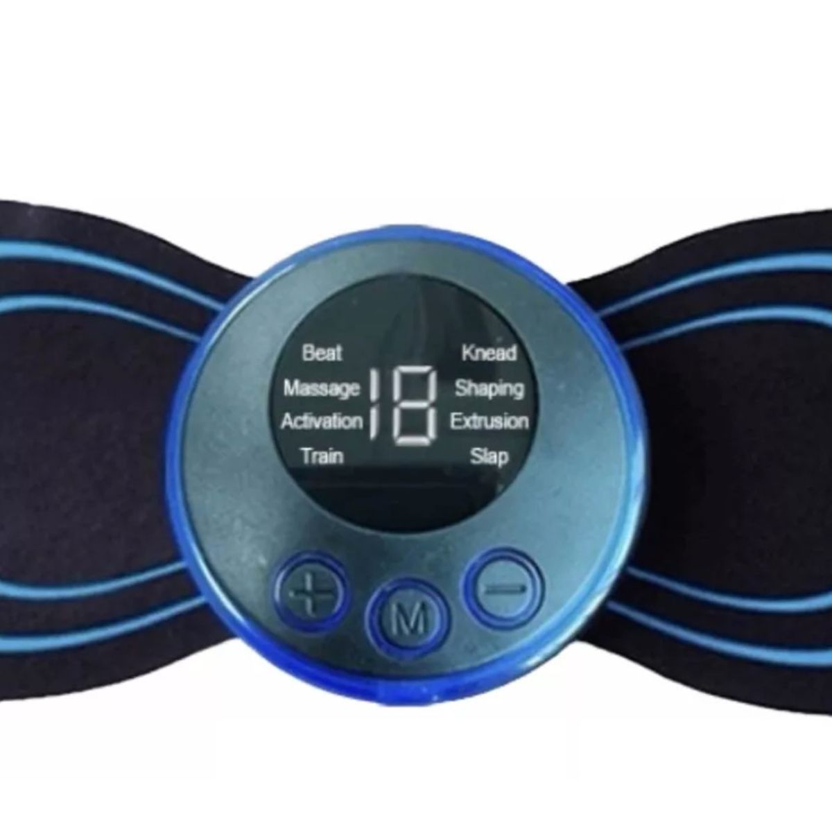 GENERICO - Masajeador Eléctrico Mini Con Pegatinas Inteligentes Masaje 8 modos