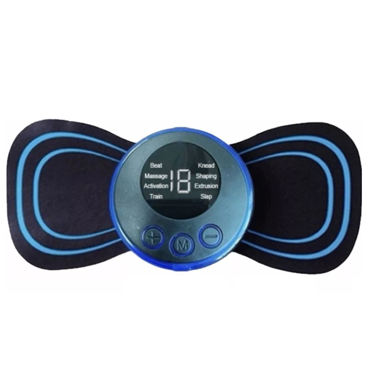 GENERICO - Masajeador Eléctrico Mini Con Pegatinas Inteligentes Masaje 8 modos