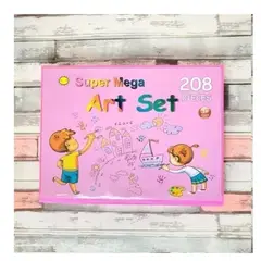 GENERICO - Set Dibujo Portátil 208 Piezas De Arte Para Niños Kit
