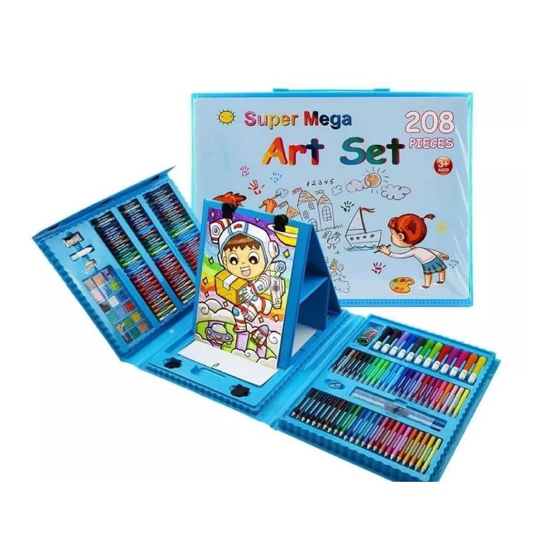 GENERICO - Set Dibujo Portátil 208 Piezas De Arte Para Niños Kit