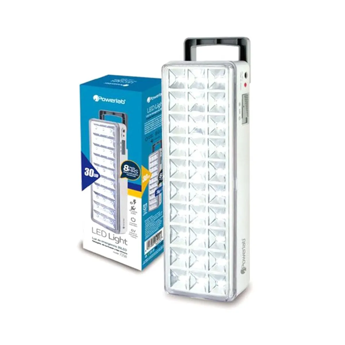 POWERLAB - LAMPARA DE EMERGENCIA 30LED POWERLAB