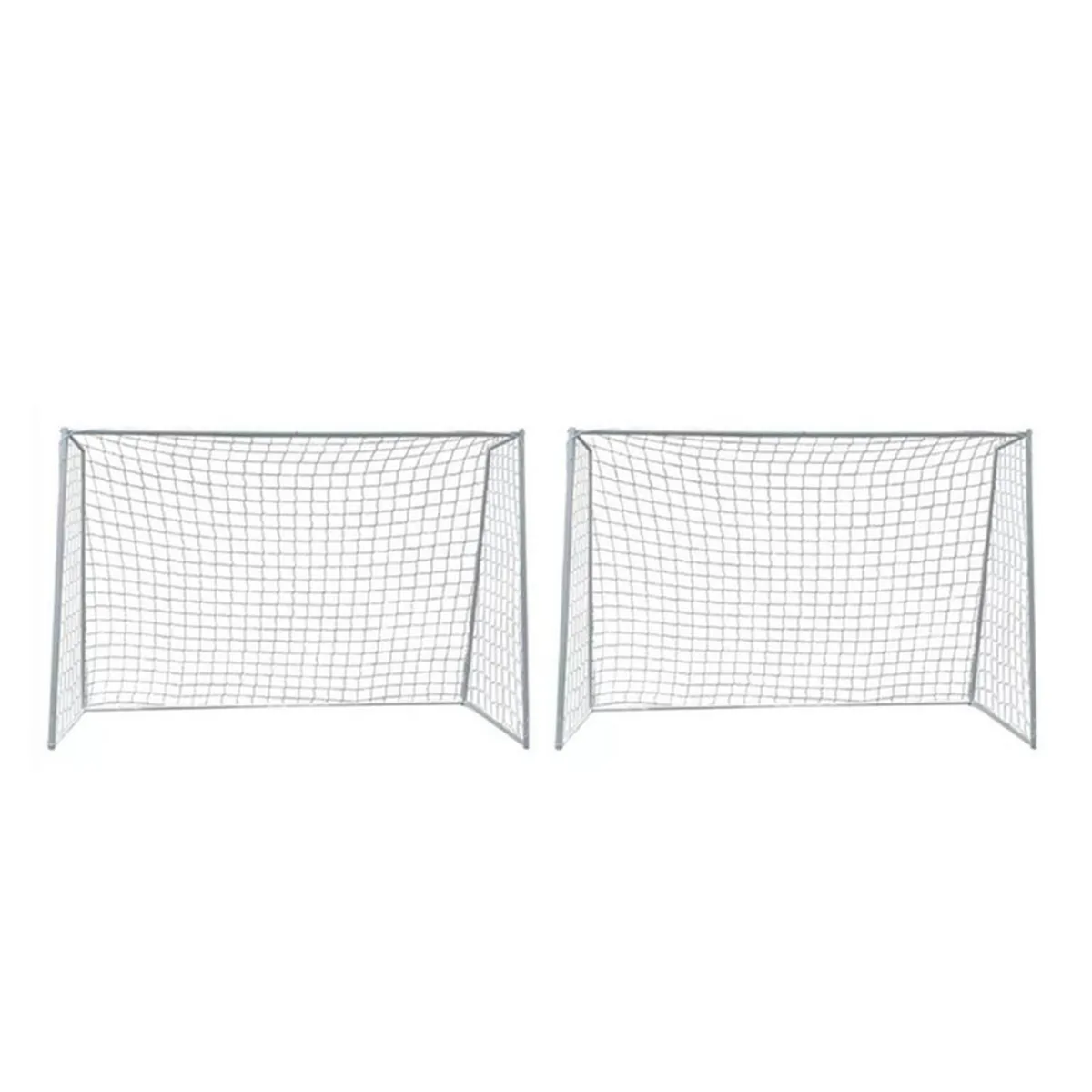 AUCKLAND OUTDOOR - Pack 2 Arcos Futbol Baby Metalico Fierro Red 3X2 Metros