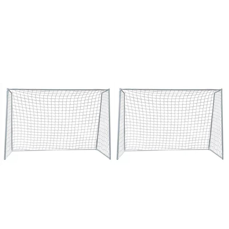 AUCKLAND OUTDOOR - Pack 2 Arcos Futbol Baby Metalico Fierro Red 3x2 metros