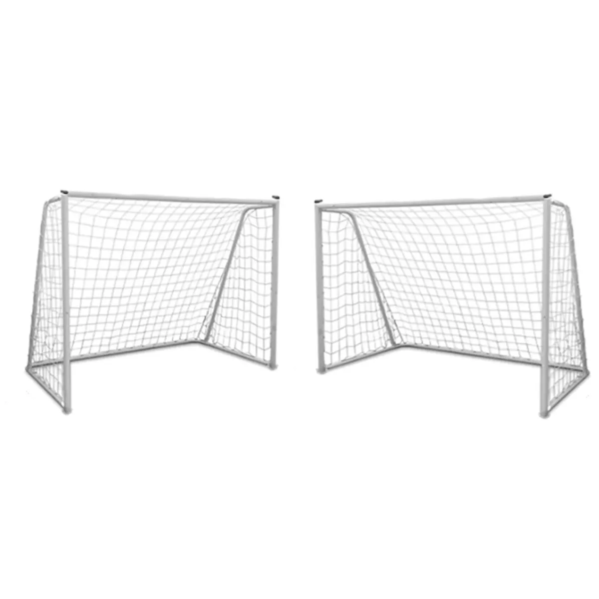AUCKLAND OUTDOOR - Pack 2 Arcos Futbol Niño Metalico Con Red 180X120 Cm