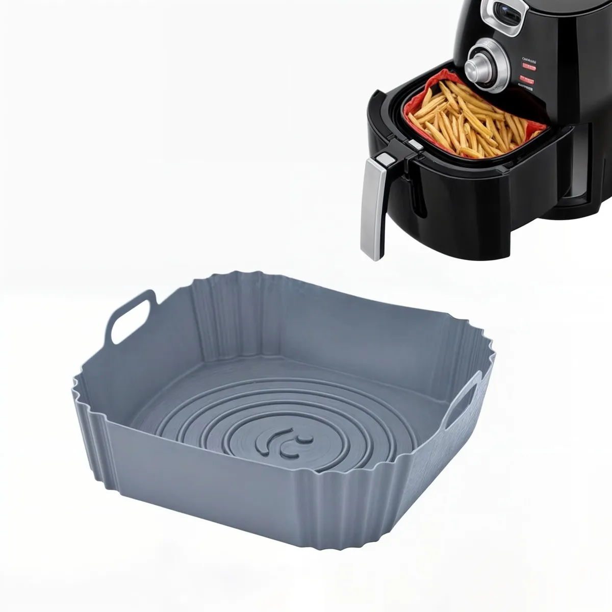 GENERICO - Forro silicona para airfryer para freidora de aire silicona