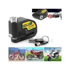 GENERICO - Candado Alarma Moto Bicicleta Scooter Reforzado Antirobo