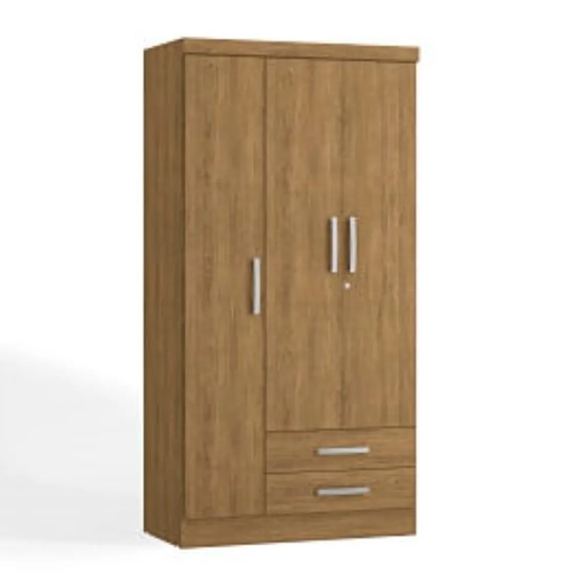 YARDAS - Closet Yardas Leticia Nogal 3 Puertas 2 Cajones