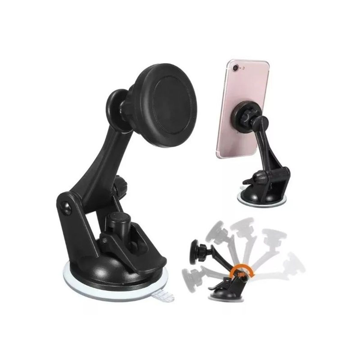 GENERICO - Soporte Para Telefono Base Porta Celular Auto Iman Incluido