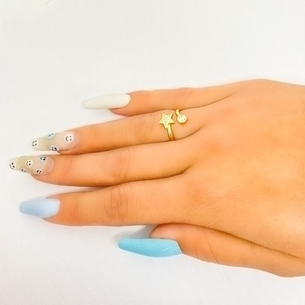 COGGIOLA - Anillo Luces Enchapado Oro 18K