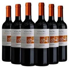 CONO SUR - 6 Vinos Bicicleta Reserva Carmenere