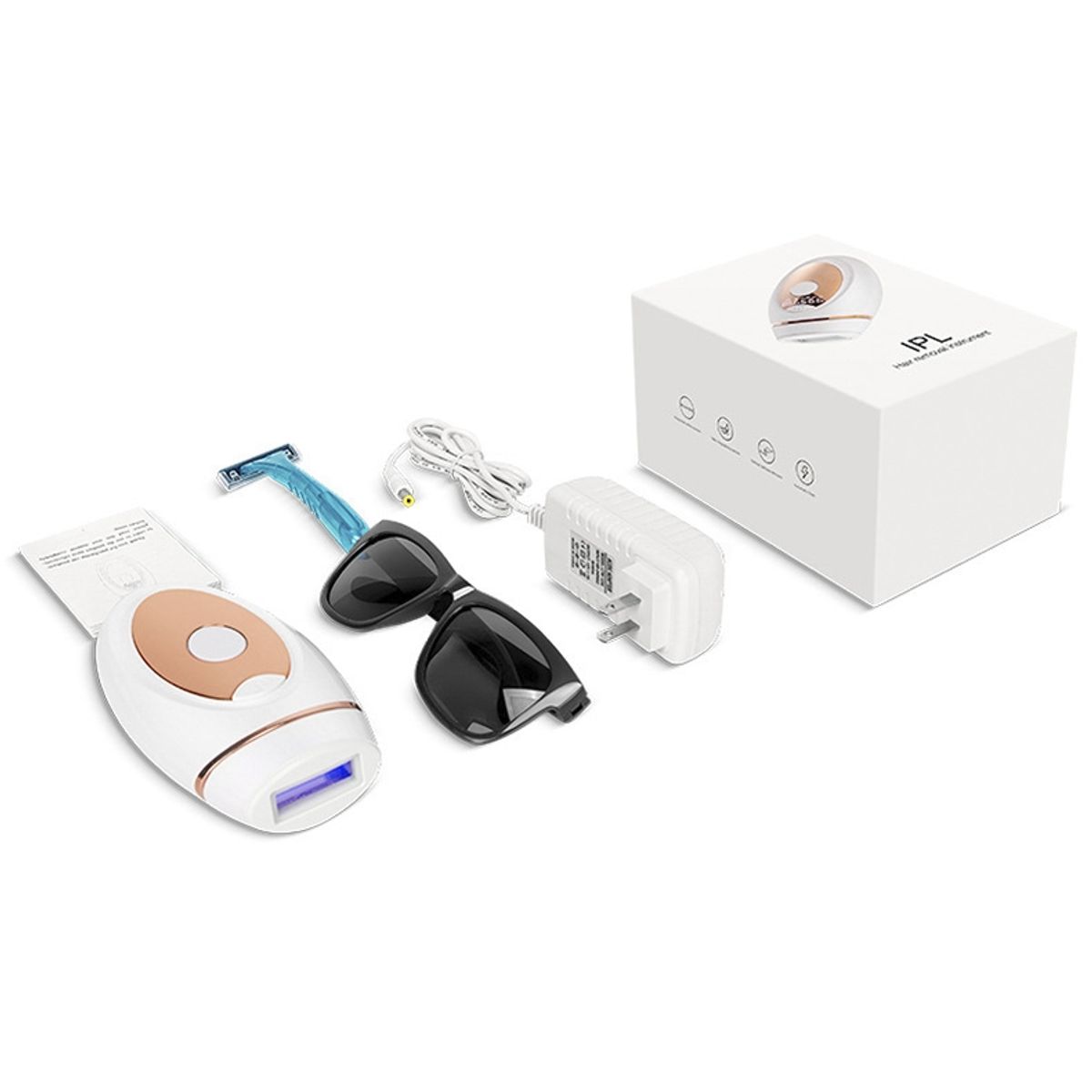 VATYERTY - 999000 flash IPL depilador LCD depilador láser sin dolor Dorado