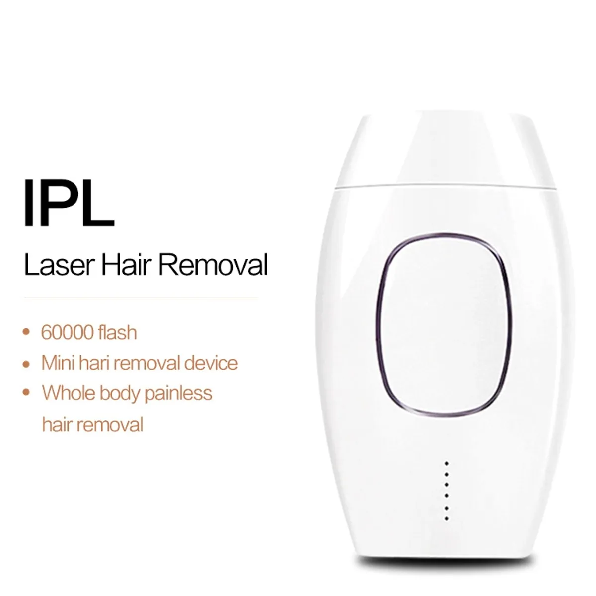 VATYERTY - 600000 depiladores IPL Flash depiladores láser sin dolor en el cuerpo Blanco