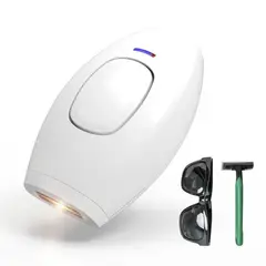 VATYERTY - Depilador láser eléctrico depilador de luz de pulso fuerte Permanente Blanco